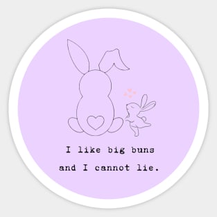 I Like Big Buns Sticker